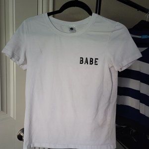 Womens cropped t-shirt